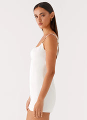 Aretha Mini Dress - White