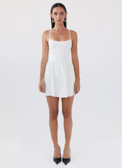 Tesoro Mio Mini Dress - White